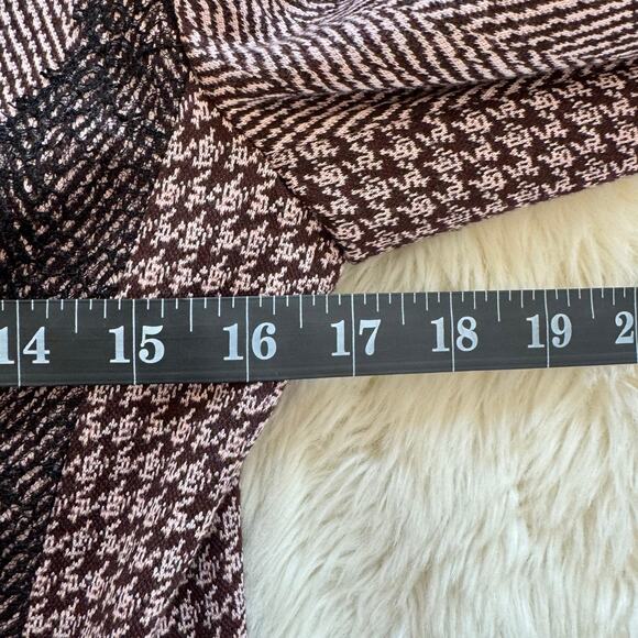 Marc Cain Houndstooth Herringbone Button Up Lace Blazer Small NWOT - Picture 15 of 16